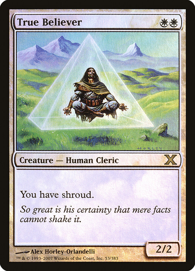 Magic | True Believer (Premium Foil) [Tenth Edition] | The Nerd Merchant