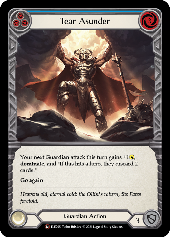 Flesh and Blood TCG | Tear Asunder [U-ELE205] (Tales of Aria Unlimited)  Unlimited Normal | The Nerd Merchant
