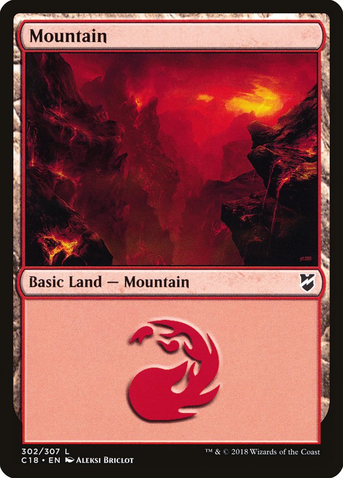 Magic | Mountain (302) [Commander 2018] | The Nerd Merchant