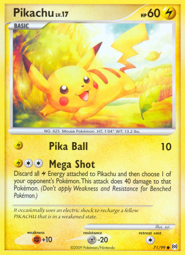 Pokemon | Pikachu (71/99) [Platinum: Arceus] | The Nerd Merchant