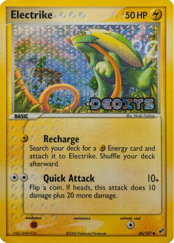 Pokemon | Electrike (60/107) (Stamped) [EX: Deoxys] | The Nerd Merchant