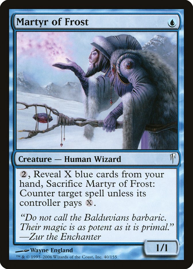 Magic | Martyr of Frost [Coldsnap] | The Nerd Merchant
