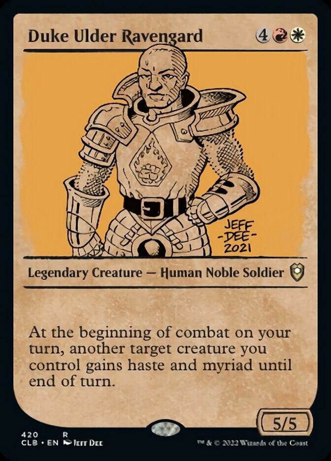 Magic | Duke Ulder Ravengard (Showcase) [Commander Legends: Battle for Baldur's Gate] | The Nerd Merchant