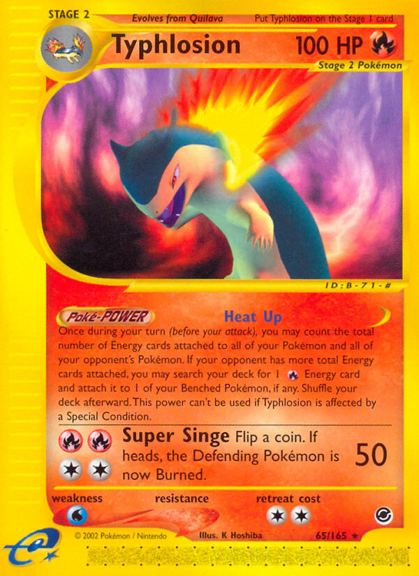 Pokemon | Typhlosion (65/165) [Expedition: Base Set] | The Nerd Merchant