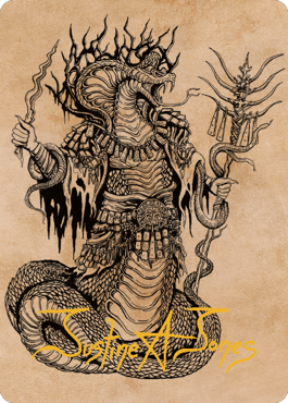 Magic | Sivriss, Nightmare Speaker Art Card (51) (Gold-Stamped Signature) [Commander Legends: Battle for Baldur's Gate Art Series] | The Nerd Merchant
