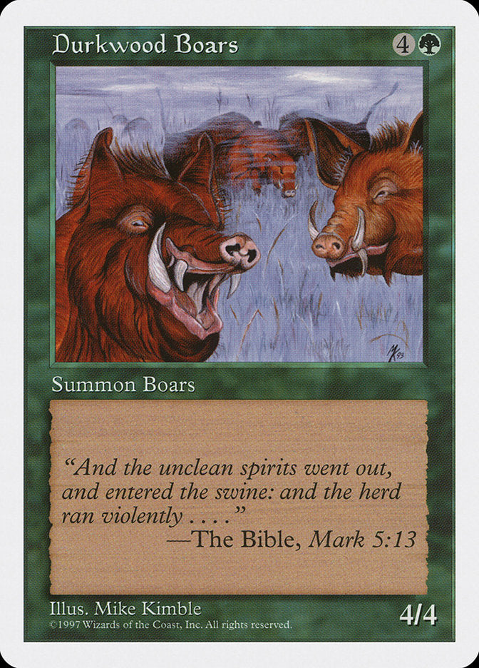 Magic | Durkwood Boars [Fifth Edition] | The Nerd Merchant
