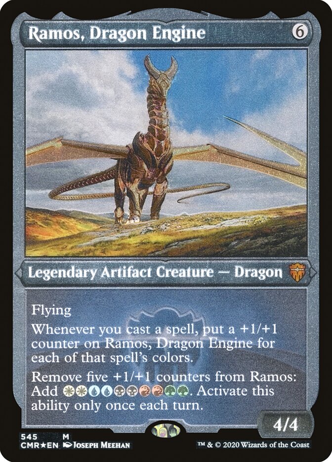 Magic | Ramos, Dragon Engine (Etched) [Commander Legends] | The Nerd Merchant