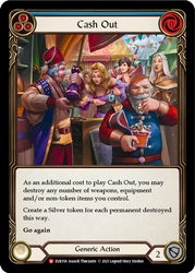 Flesh and Blood TCG | Cash Out [EVR158] (Everfest)  1st Edition Rainbow Foil | The Nerd Merchant