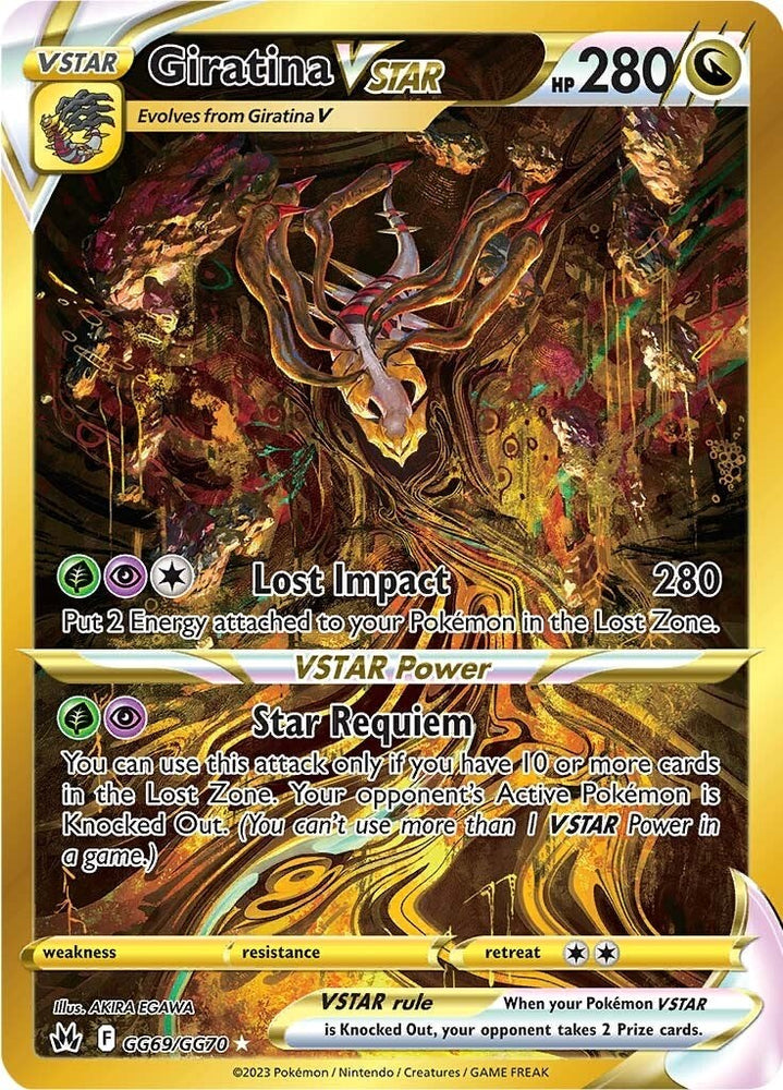 Pokemon | Giratina VSTAR (GG69/GG70) (Secret) [Sword & Shield: Crown Zenith] | The Nerd Merchant