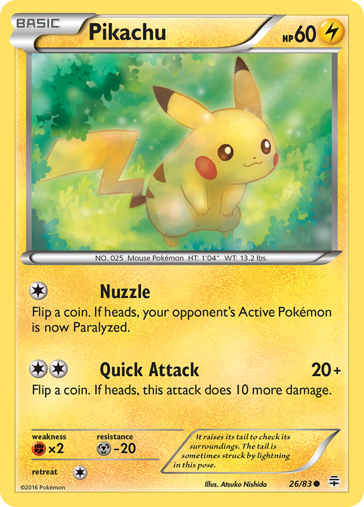 Pokemon | Pikachu (26/83) [XY: Generations] | The Nerd Merchant