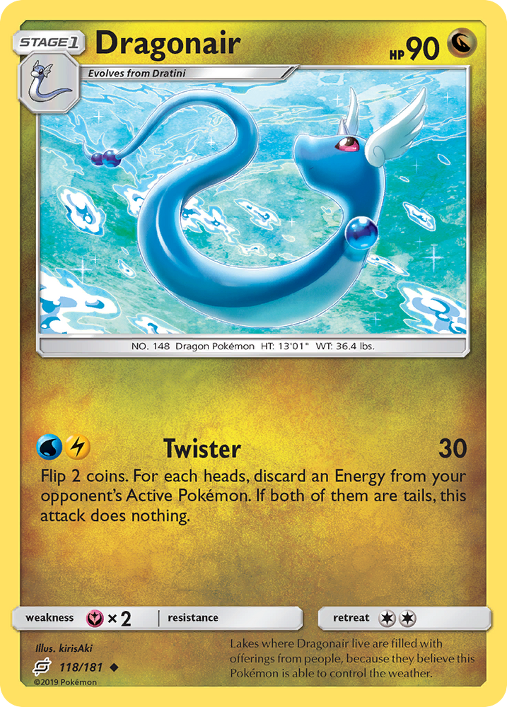 Pokemon | Dragonair (118/181) [Sun & Moon: Team Up] | The Nerd Merchant