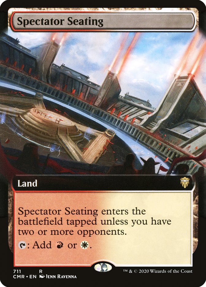Magic | Spectator Seating (Extended Art) [Commander Legends] | The Nerd Merchant