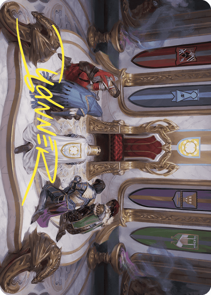 Magic | Throne of Eldraine Art Card (Gold-Stamped Signature) [Wilds of Eldraine Art Series] | The Nerd Merchant
