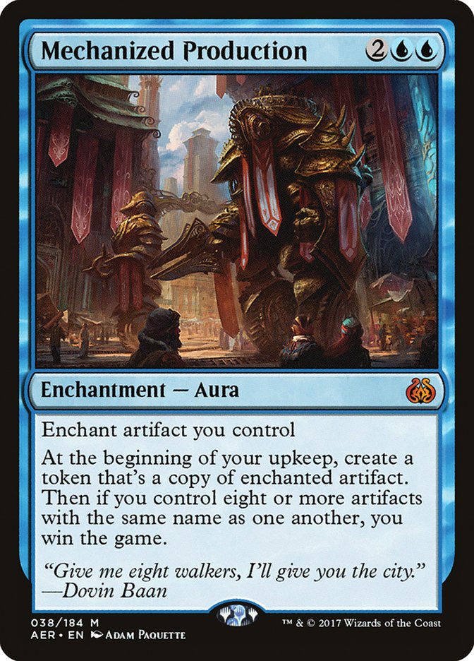 Magic | Mechanized Production [Aether Revolt] | The Nerd Merchant