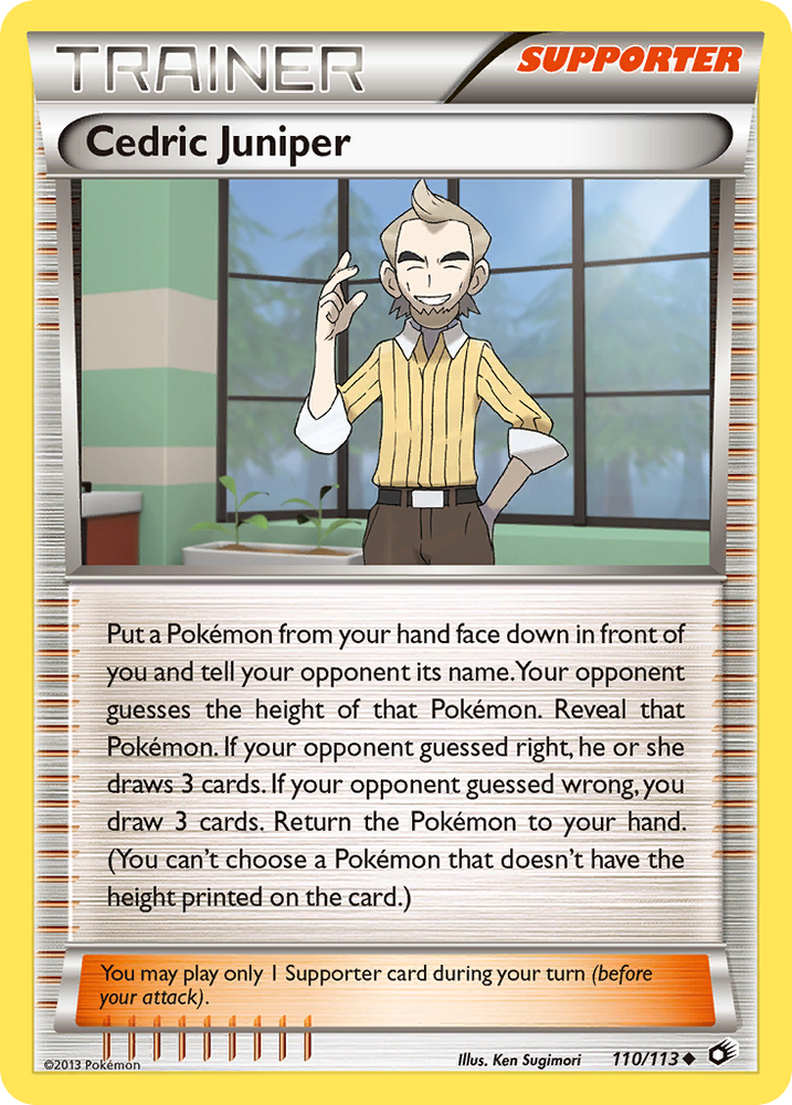 Pokemon | Cedric Juniper (110/113) [Black & White: Legendary Treasures] | The Nerd Merchant
