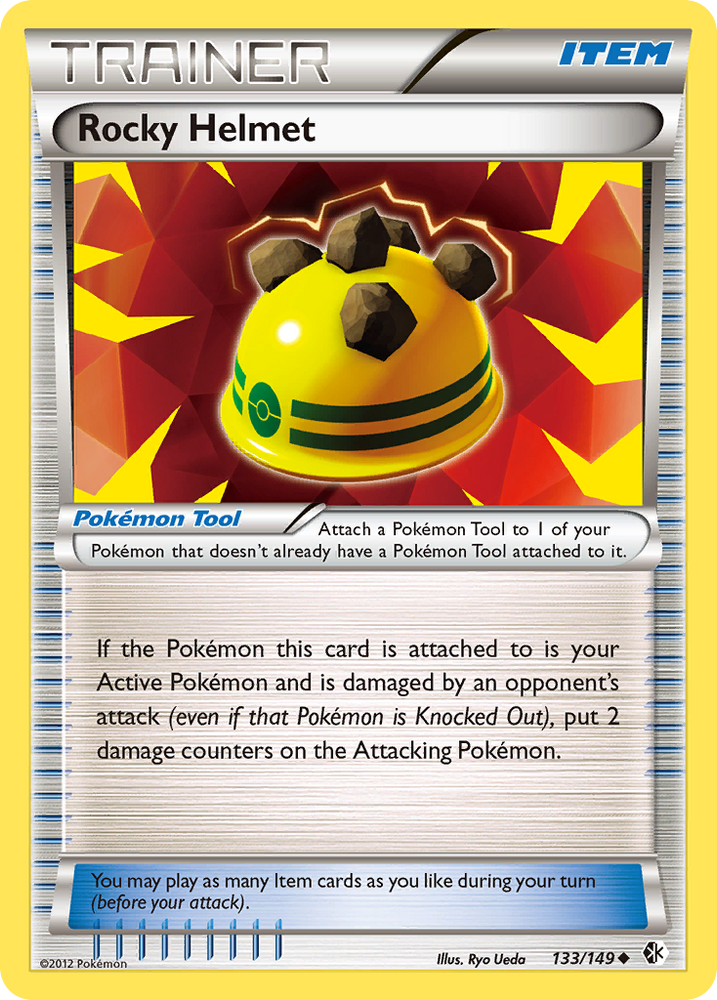 Pokemon | Rocky Helmet (133/149) [Black & White: Boundaries Crossed] | The Nerd Merchant