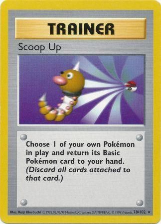 Pokemon | Scoop Up (78/102) [Base Set Shadowless Unlimited] | The Nerd Merchant