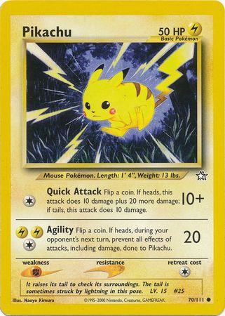 Pokemon | Pikachu (70/111) [Neo Genesis Unlimited] | The Nerd Merchant