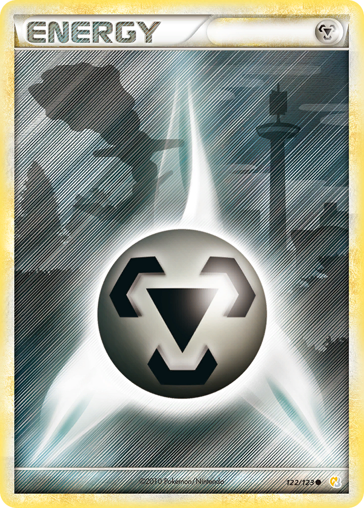 Pokemon | Metal Energy (122/123) [HeartGold & SoulSilver: Base Set] | The Nerd Merchant
