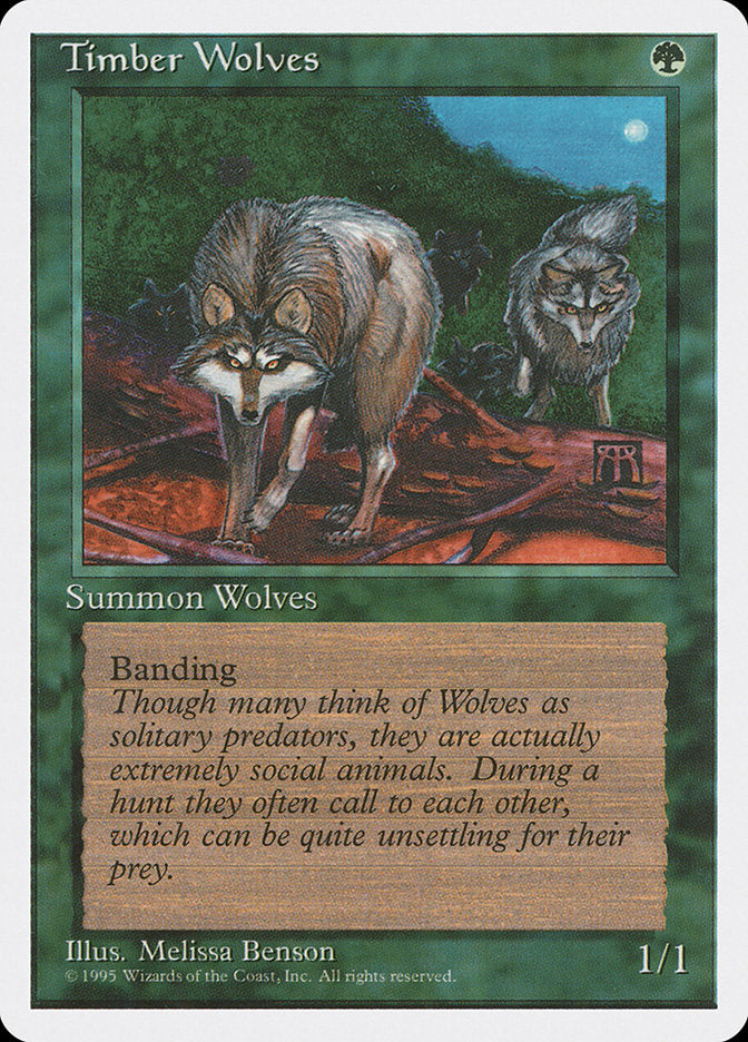 Magic | Timber Wolves [Fourth Edition] | The Nerd Merchant