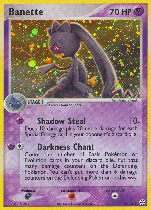 Pokemon | Banette (1/101) [EX: Hidden Legends] | The Nerd Merchant