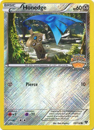 Pokemon | Honedge (83/146) (Regional Championship Promo) [XY: Base Set] | The Nerd Merchant