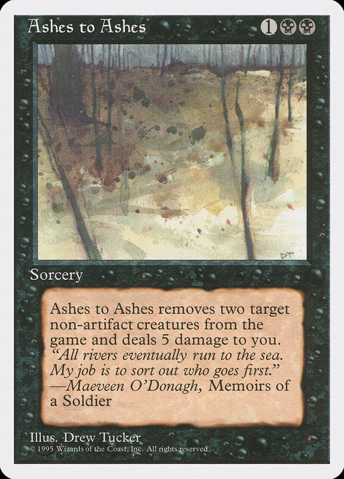 Magic | Ashes to Ashes [Fourth Edition] | The Nerd Merchant