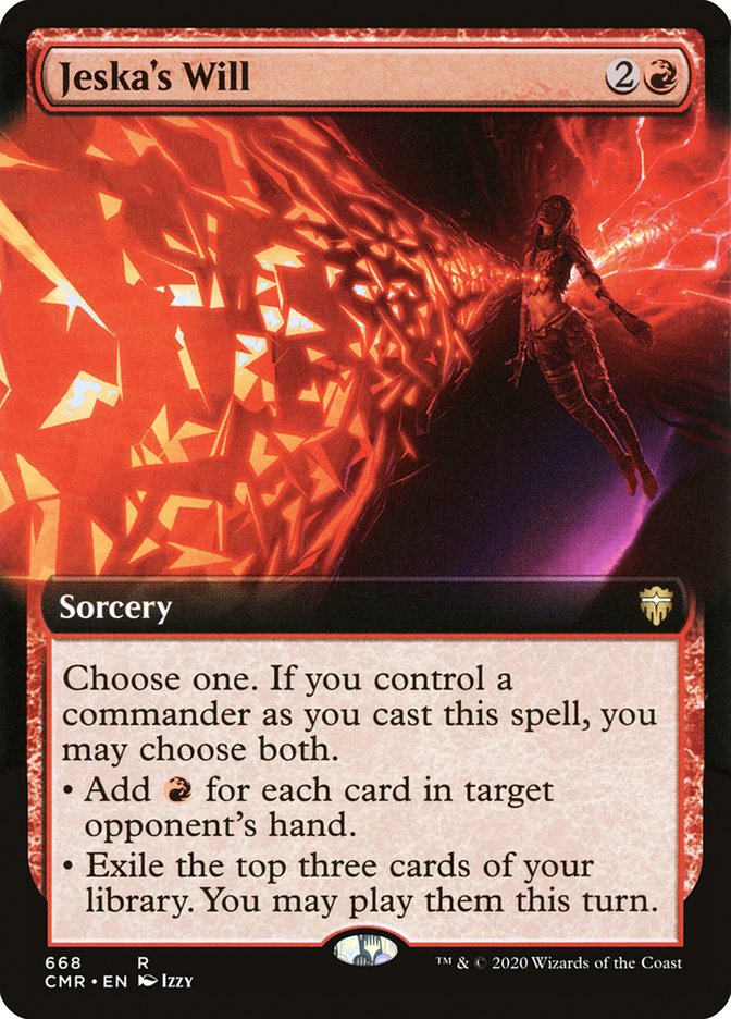 Magic | Jeska's Will (Extended Art) [Commander Legends] | The Nerd Merchant