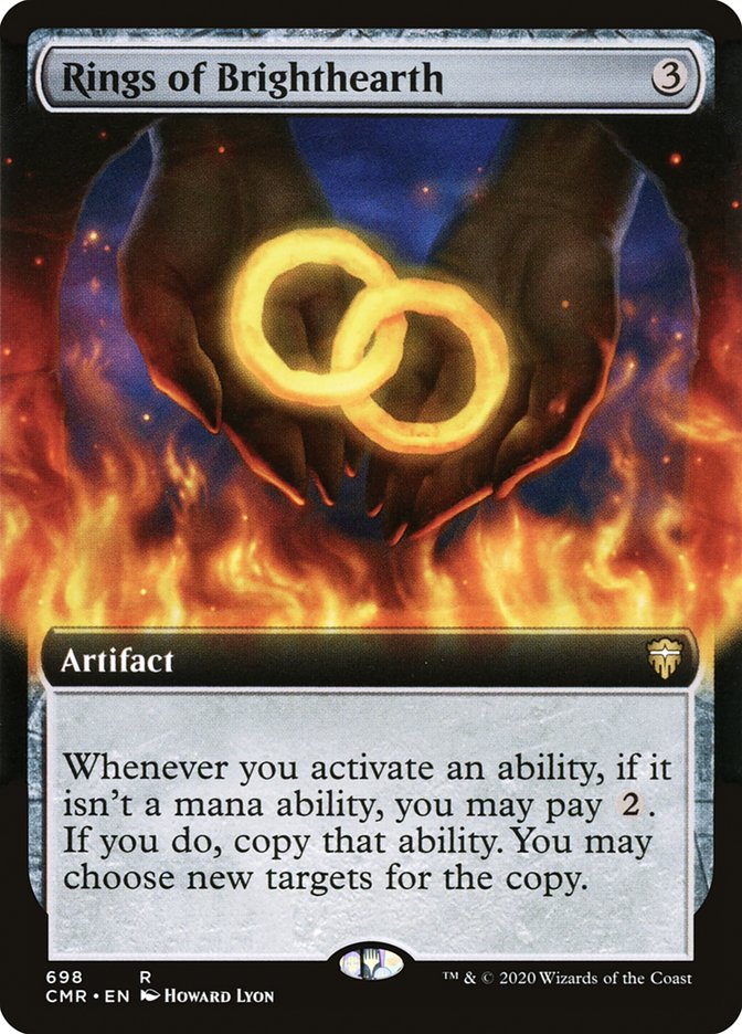 Magic | Rings of Brighthearth (Extended Art) [Commander Legends] | The Nerd Merchant