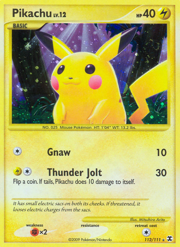 Pokemon | Pikachu (112/111) [Platinum: Rising Rivals] | The Nerd Merchant