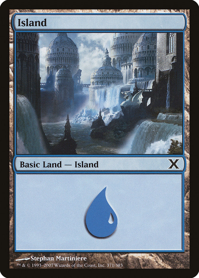 Magic | Island (371) [Tenth Edition] | The Nerd Merchant