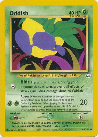 Pokemon | Oddish (68/111) [Neo Genesis Unlimited] | The Nerd Merchant