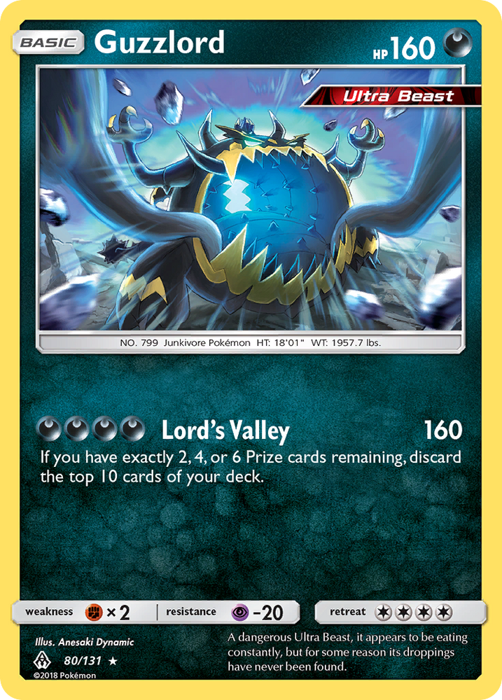 Pokemon | Guzzlord (80/131) [Sun & Moon: Forbidden Light] | The Nerd Merchant
