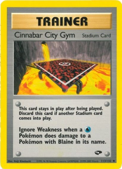 Pokemon | Cinnabar City Gym (113/132) [Gym Challenge Unlimited] | The Nerd Merchant