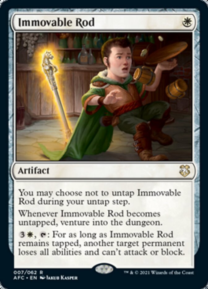 Magic | Immovable Rod [Dungeons & Dragons: Adventures in the Forgotten Realms Commander] | The Nerd Merchant