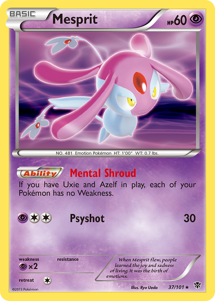 Pokemon | Mesprit (37/101) [Black & White: Plasma Blast] | The Nerd Merchant