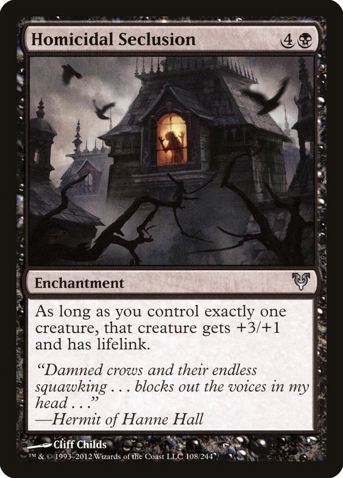 Magic | Homicidal Seclusion [Avacyn Restored] | The Nerd Merchant