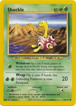 Pokemon | Shuckle (72/111) [Neo Genesis Unlimited] | The Nerd Merchant