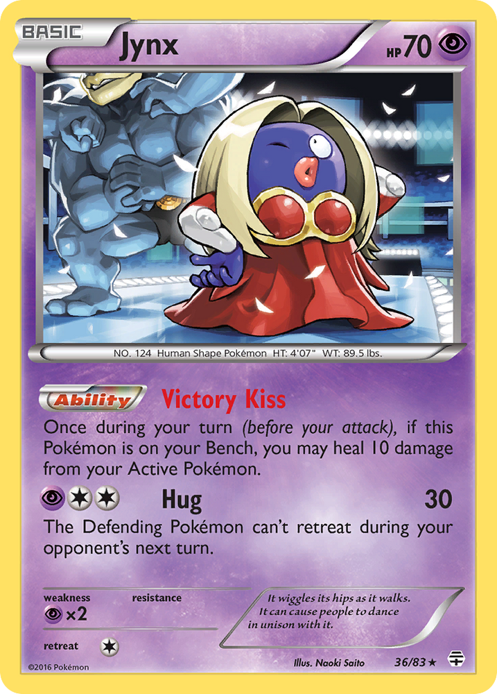 Pokemon | Jynx (36/83) [XY: Generations] | The Nerd Merchant