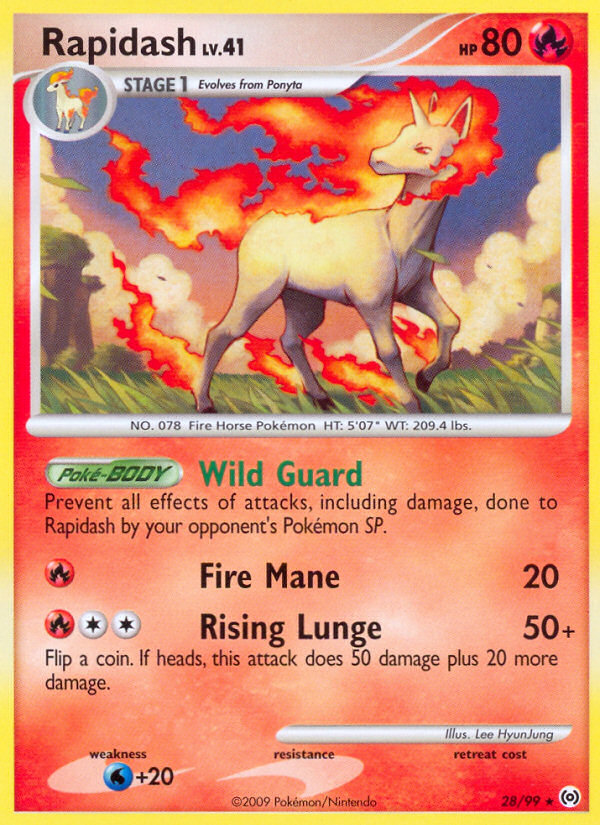 Pokemon | Rapidash (28/99) [Platinum: Arceus] | The Nerd Merchant