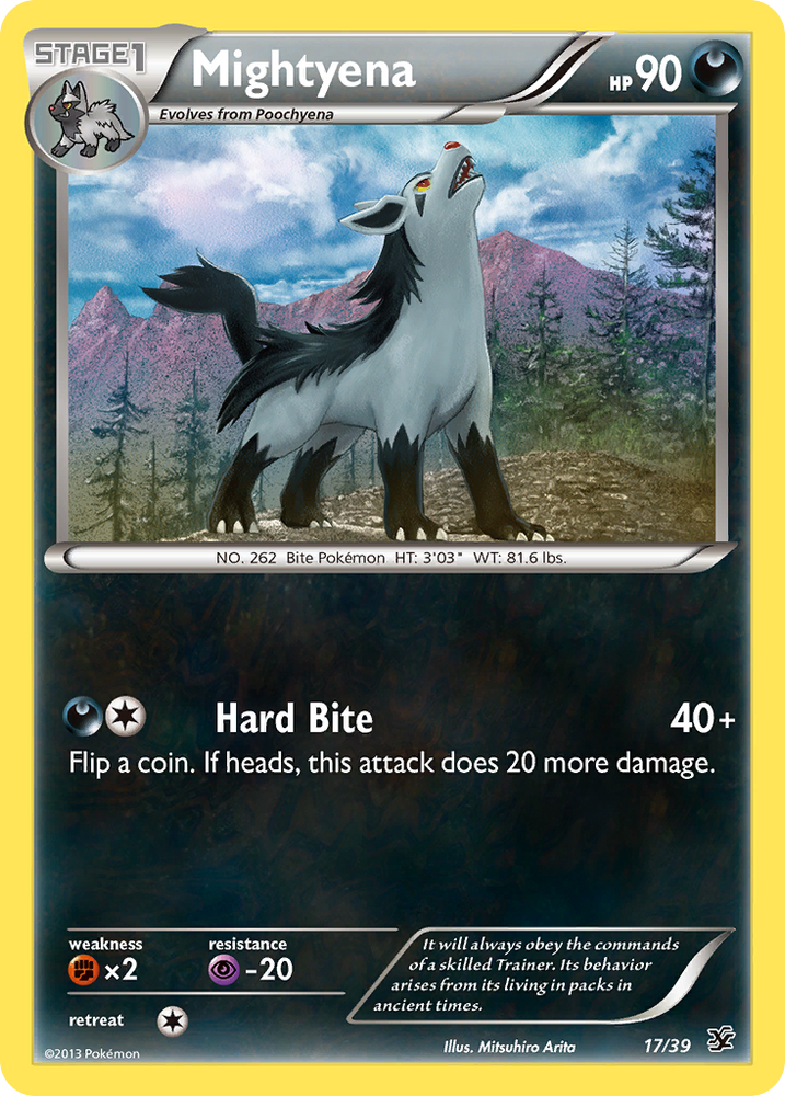Pokemon| Mightyena (17/39) [XY: Kalos Starter Set] | The Nerd Merchant