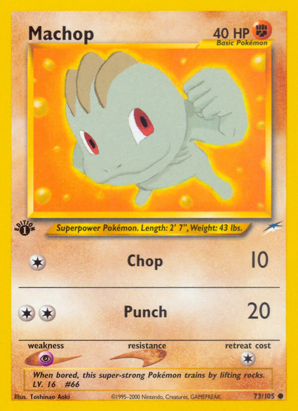 Pokemon | Machop (73/105) [Neo Destiny 1st Edition] | The Nerd Merchant