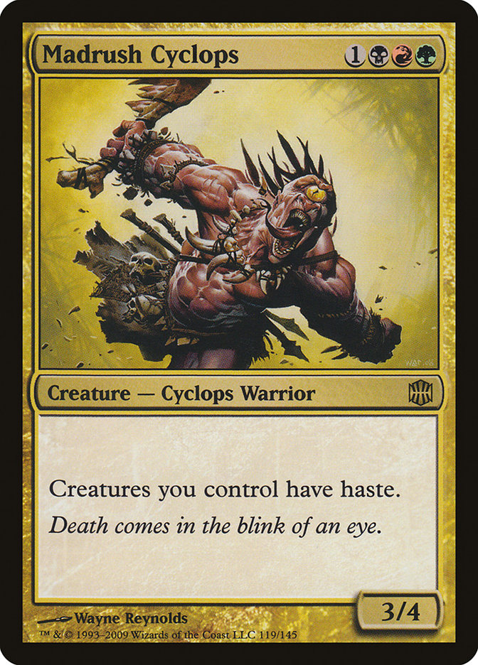 Magic | Madrush Cyclops [Alara Reborn] | The Nerd Merchant