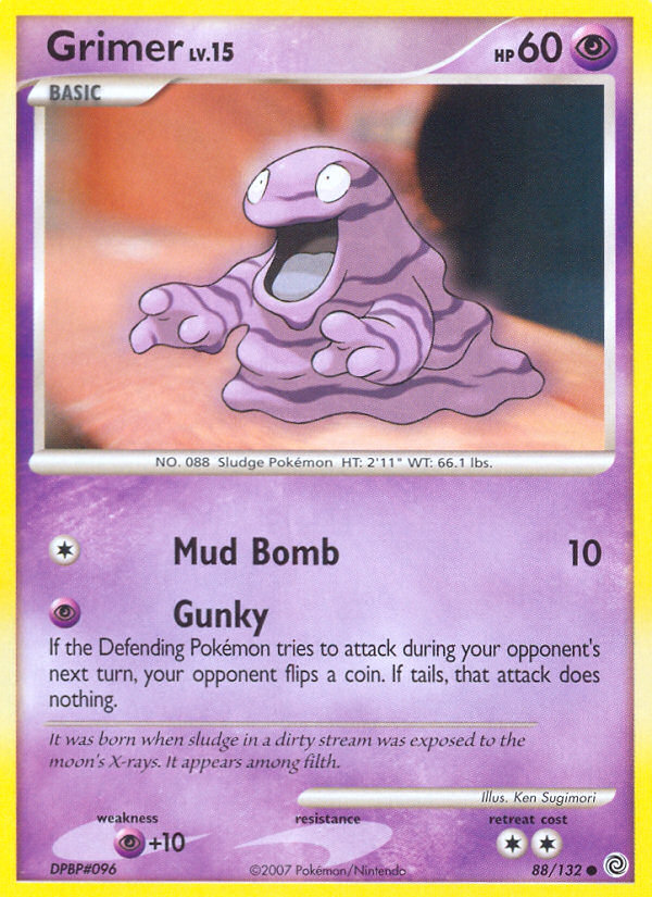 Pokemon | Grimer (88/132) [Diamond & Pearl: Secret Wonders] | The Nerd Merchant