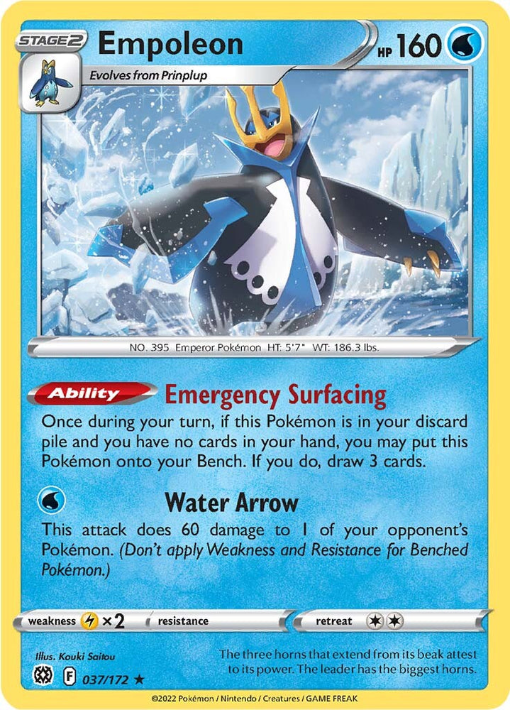 Pokemon | Empoleon (037/172) [Sword & Shield: Brilliant Stars] | The Nerd Merchant