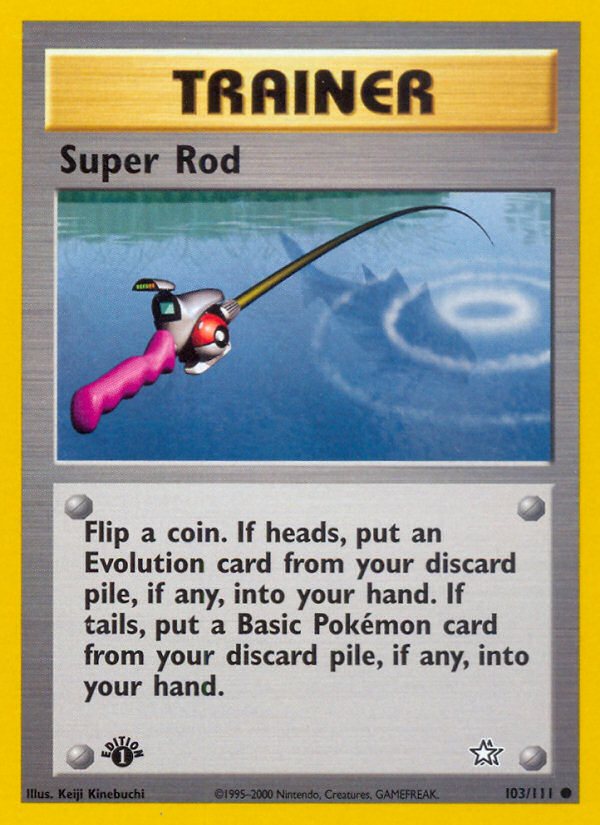 Pokemon | Super Rod (103/111) [Neo Genesis 1st Edition] | The Nerd Merchant