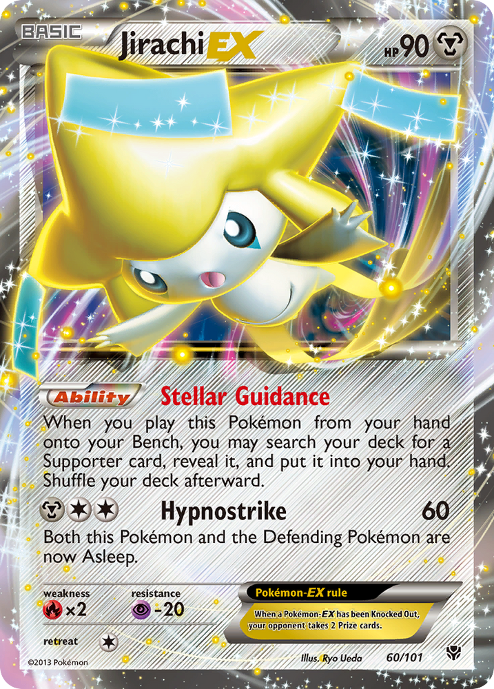 Pokemon | Jirachi EX (60/101) [Black & White: Plasma Blast] | The Nerd Merchant