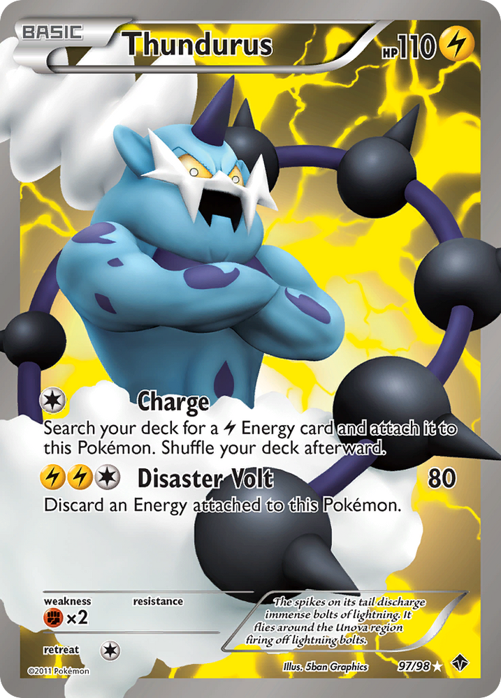 Pokemon | Thundurus (97/98) [Black & White: Emerging Powers] | The Nerd Merchant
