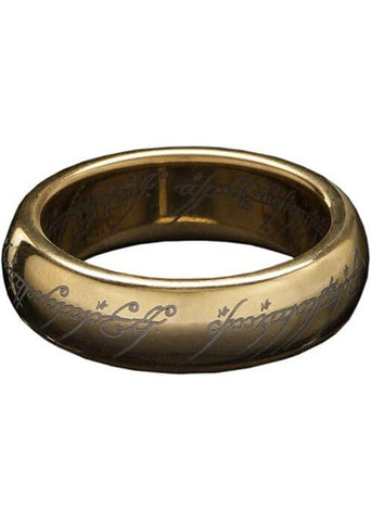WETA Workshop | The One Ring (Gold Plated Tungsten with Elvish Runes) - Lord of The Rings [NIP] | The Nerd Merchant