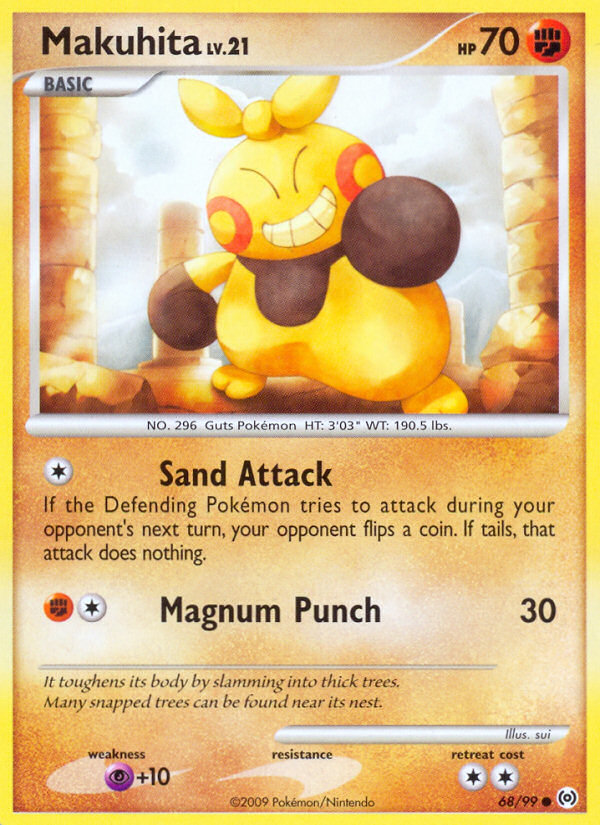 Pokemon | Makuhita (68/99) [Platinum: Arceus] | The Nerd Merchant